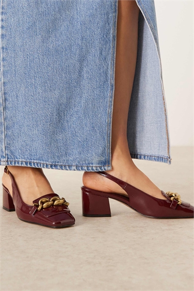 Туфли-лоферы Spencer со шнуркой сзади и каблуком средней высоты артикул 144137910