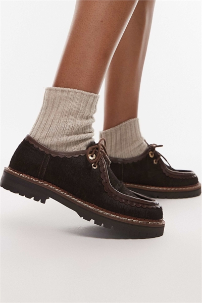 Лоферы на шнурках артикул 149518126