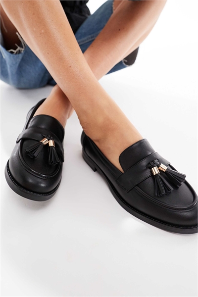 Лоферы «Амелия» с кисточками артикул 147897321