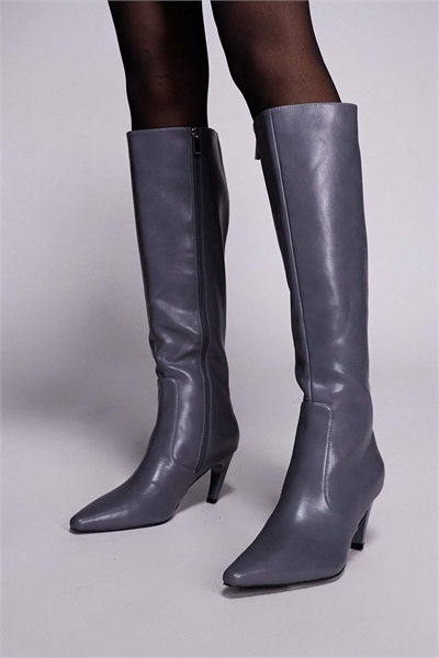 Ботинки до колен на каблуке Simmi Lapis артикул 144766948