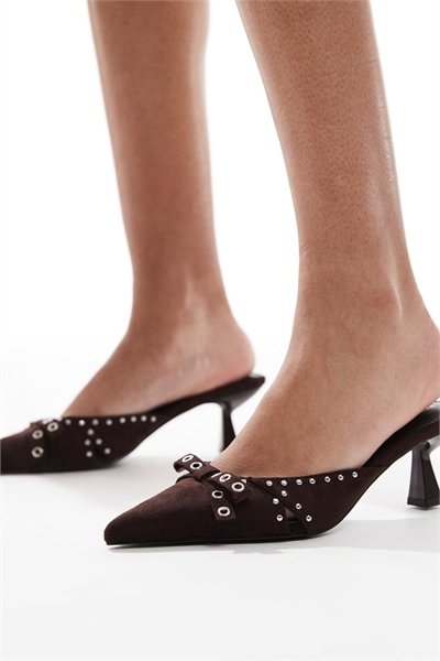 Ботильоны Tinsley на низком каблуке с бантиком артикул 141463724