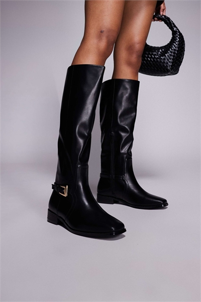 Ботинки Mackie с пряжкой, черные артикул 147661347