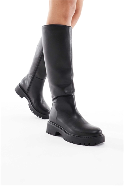 Ботинки Olivia с толстым голенищем, черные артикул 147693410