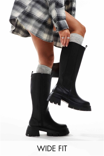 Ботинки Bryant с высоким голенищем из черного полиуретана артикул 135511991