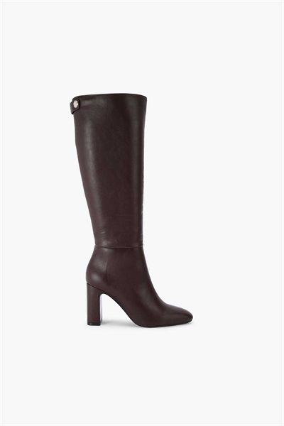 Ботинки до колен Jackpot с широкой посадкой, коричневые артикул 153171150