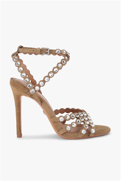 Сандалии на каблуке со сдвигающейся задней частью артикул 155977081