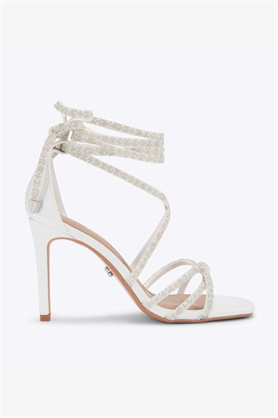 Сандалии на каблуке с завязками от Paparazzi артикул 155977136