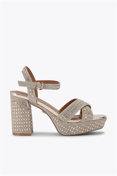 Сандалии на платформе с каблуком Fleur артикул 154694832