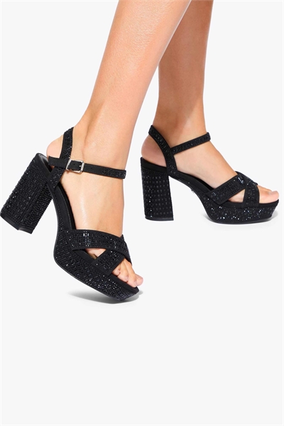 Сандалии на платформе с каблуком Fleur артикул 154655852