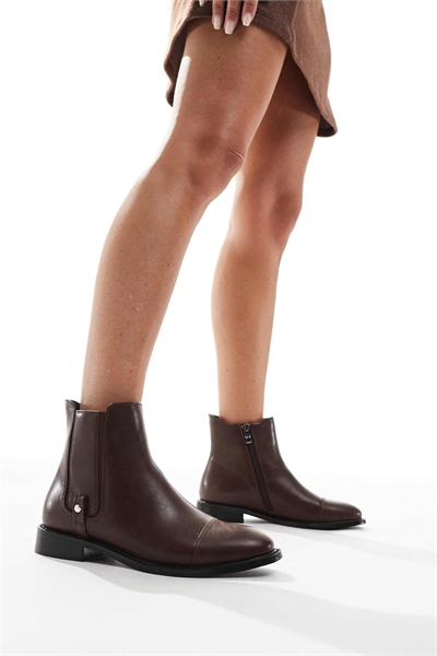Изысканные ботинки челси Scarlett коричневого цвета артикул 147693394