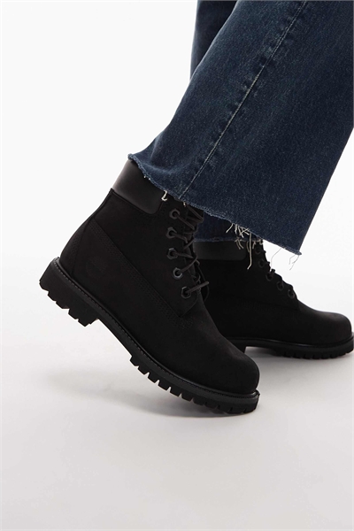 Премиум-сапоги 6 дюймов из черного нубука артикул 135459116