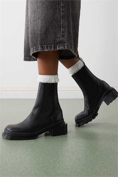 Ботинки Maybole Chelsea из черной кожи артикул 136999042