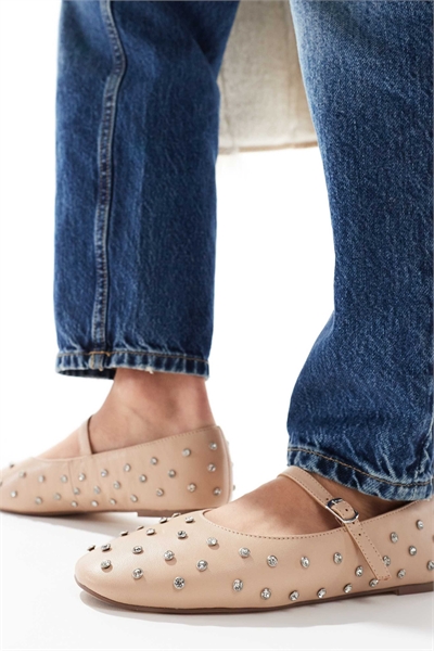Туфли-мери-джейн с заклепками от Marylina артикул 134332708