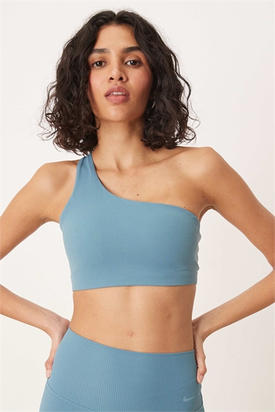 Спортивный бюстгальтер Zenvy Dri-FIT с мягкой текстурой и асимметричным кроем артикул 139796460