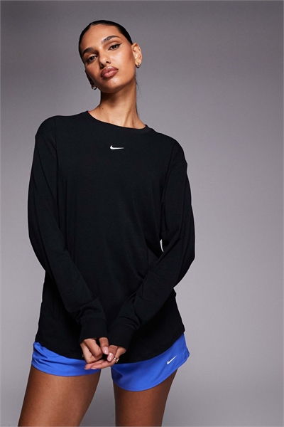 Футболка Nike One Training Dri-FIT свободного кроя с длинным рукавом артикул 150000159