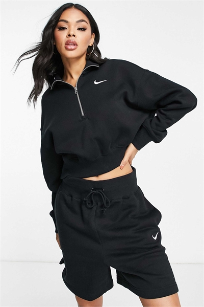 Укороченная толстовка Phoenix Fleece с полузастежкой-молнией артикул 116054875