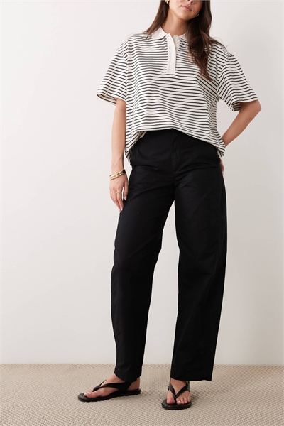 Брюки с высокой талией и расклешенными брючинами артикул 153118728