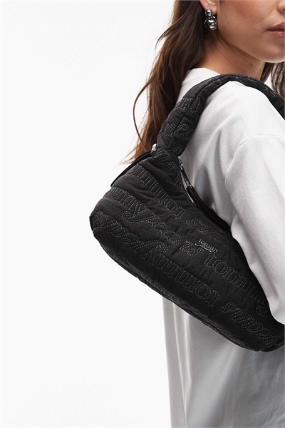 Сумка-пуховик с логотипом в виде значка артикул 154150454