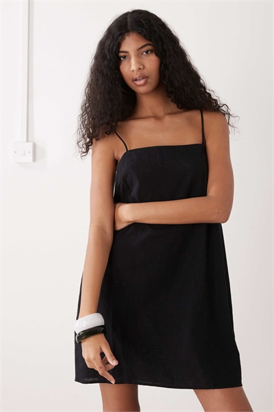 Мини-платье из льна артикул 154869684