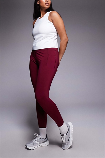 Леггинсы для тренажерного зала с высокой талией и эластичным поясом артикул 151335477