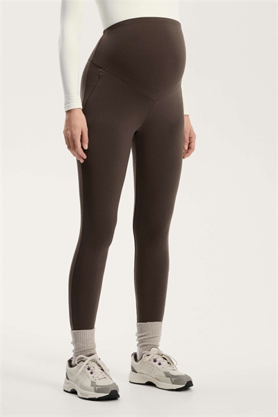 Теплые легинсы для беременных длиной до щиколотки (70 см) артикул 153516075