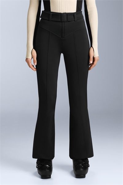 Водоотталкивающие лыжные брюки с зауженными штанинами и эластичным материалом артикул 153516177