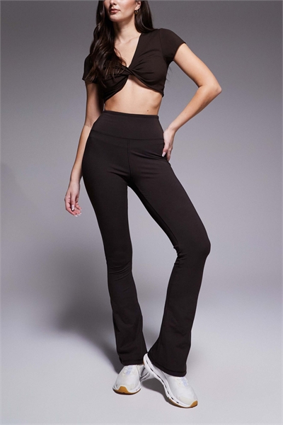 Леггинсы для йоги Hourglass Icon с мягкой поверхностью, высокой талией и зауженными штанинами артикул 148073242