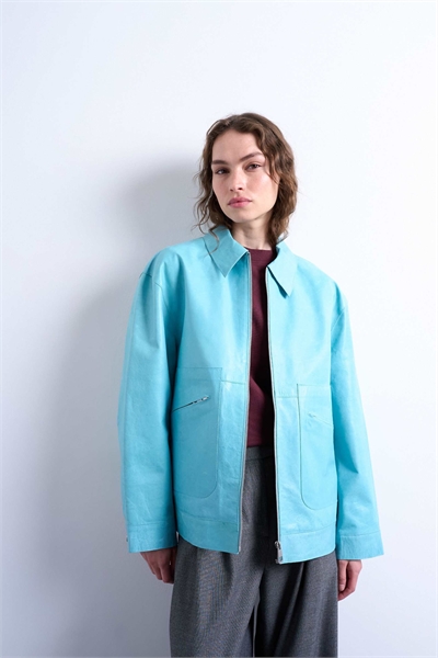 Куртка из натуральной кожи премиум-класса артикул 146738399