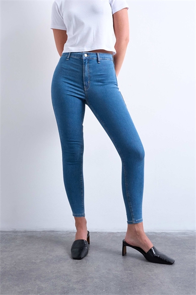 Джинсы Joni с высокой талией и ультраузким кроем артикул 116159205