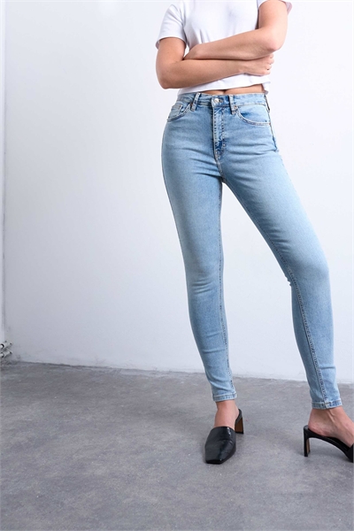 Джинсы-скинни с высокой талией Jamie артикул 117735654