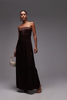 Платье-миди с атласным поясом артикул 147381526