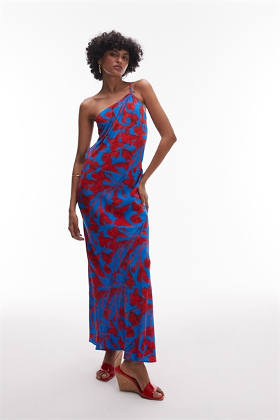 Асимметричное платье средней длины на одно плечо с открытой спиной для торжественных случаев артикул 144216396