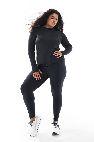 Леггинсы Curve Icon с завязкой на талии и карманом для телефона артикул 136318965