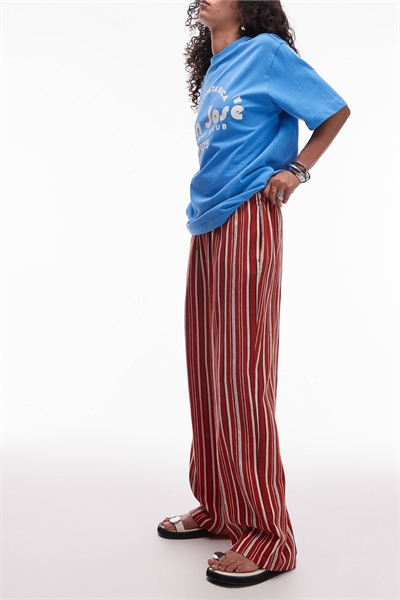 Прямые брюки из льна артикул 147330695