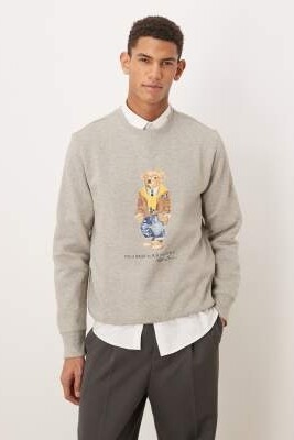 Толстовка с медведем артикул 153806905