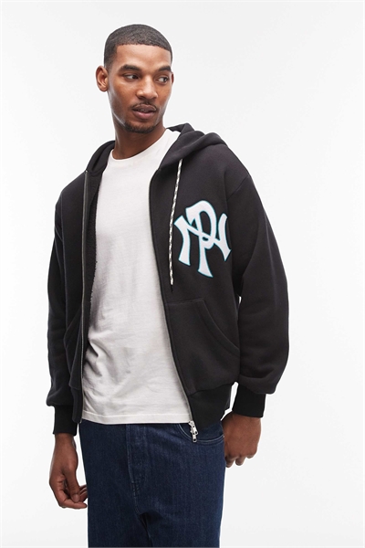 Толстовка с капюшоном на молнии и логотипом co-ord артикул 154709921