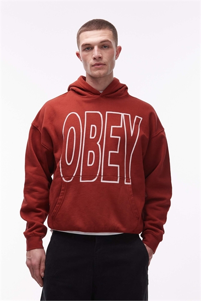 Свитшот с капюшоном Manor из выцветлого материала прямого кроя артикул 151015961