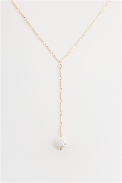 Колье-лариат с жемчугом артикул 155001929