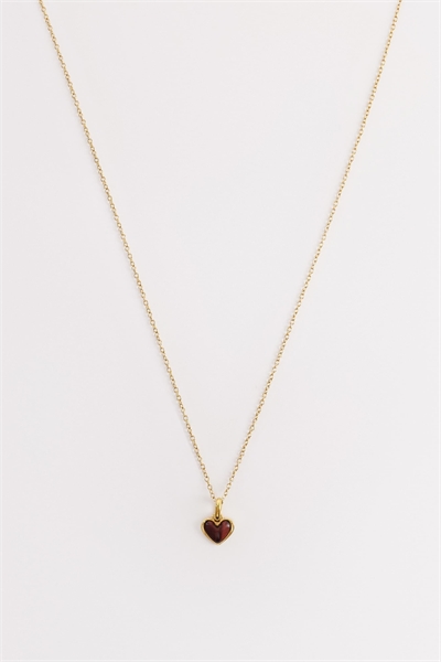 Кулон в форме сердца из тигрового глаза артикул 155681907