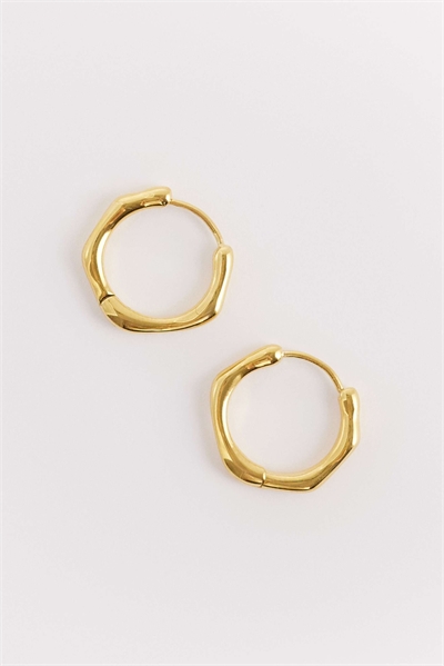 Серьги-кольца «Molten» артикул 155681905