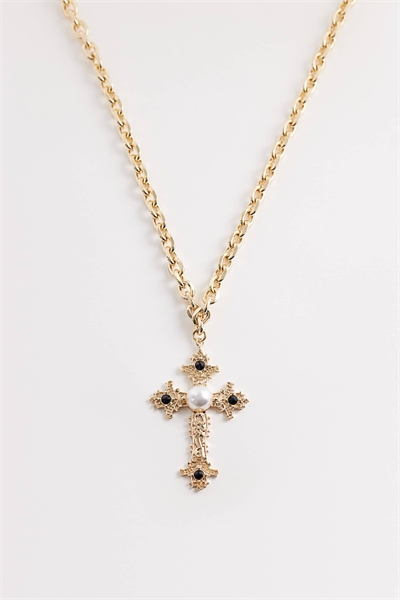 Кулон в виде креста артикул 155442755