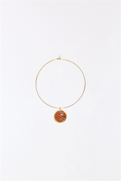 Ожерелье с каменным кулоном артикул 155767341