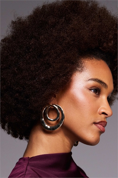 Спиральные серьги-кольца Gleema артикул 153401521