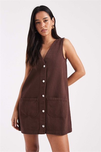 Джинсовое платье-сарафан артикул 153151661