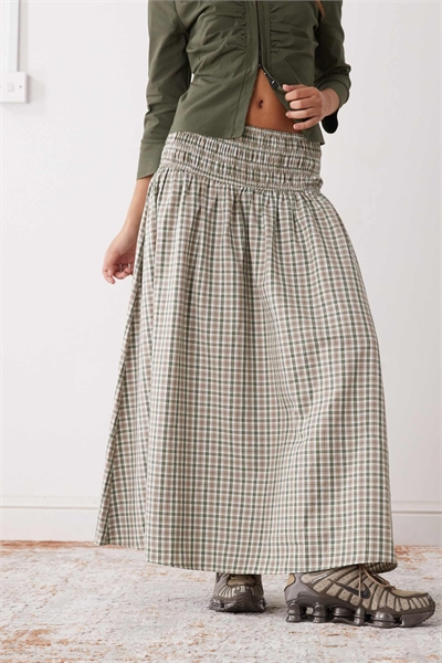 Макси-юбка с зауженной талией артикул 151529122