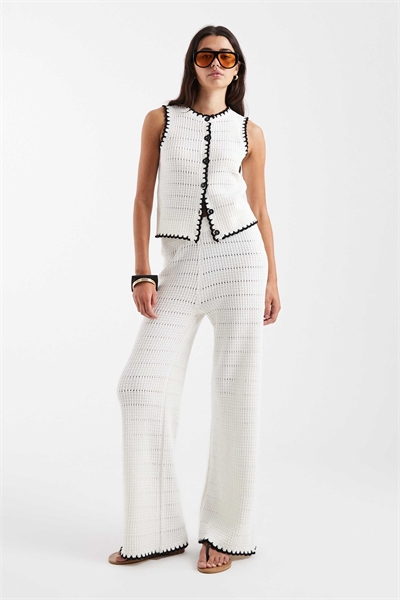 Брюки с координирующим стежком «одеяло» артикул 155394017