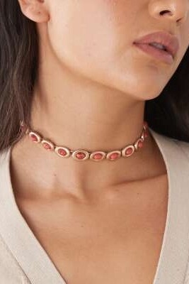 Колье-чокер с камнем «Susmies I Gave You My Heart» артикул 151560284