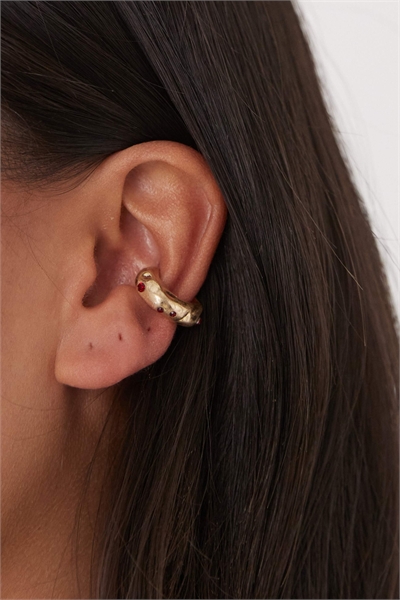 Массивный серьга-кафф Susmies Tilly с эффектом расплавленного металла артикул 151560294