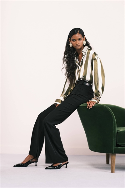 Рубашка свободного кроя из сатина артикул 151603252