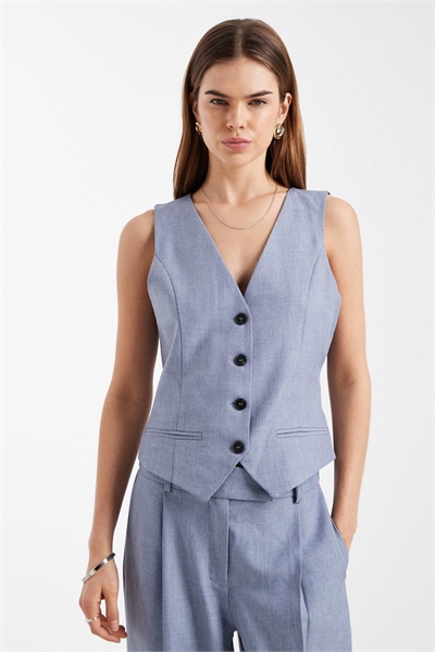Жилет с зауженной талией co-ord артикул 152906721